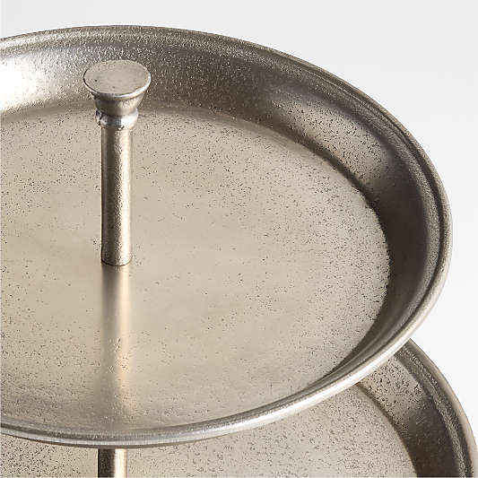 Argento Antique Metal 2-Tier Server