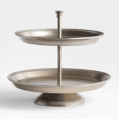 Argento Antique Metal 2-Tier Server
