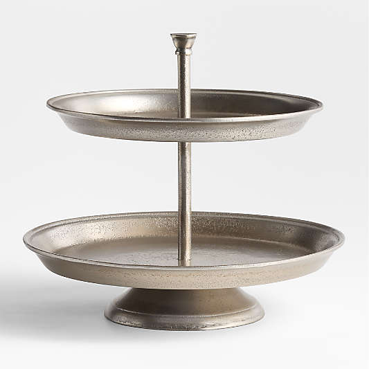Argento Antique Metal 2-Tier Server