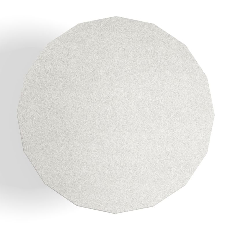 Ari 60" White Round Outdoor Dining Table - image 1 of 3