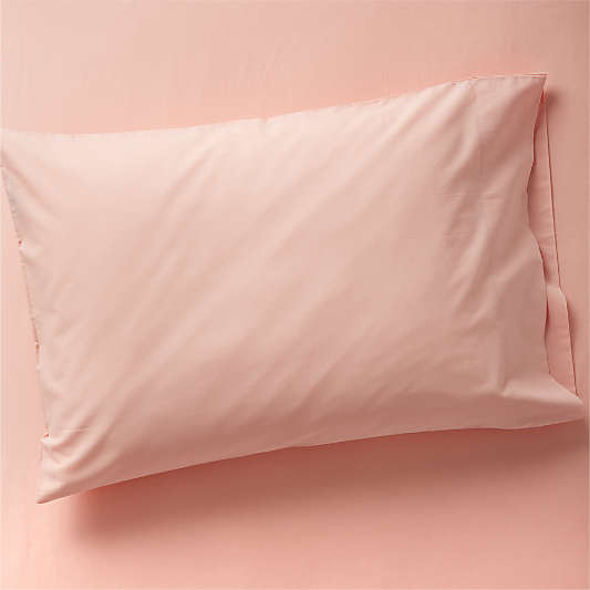 Ari Kids Organic Brushed Cotton Pink Pillowcase