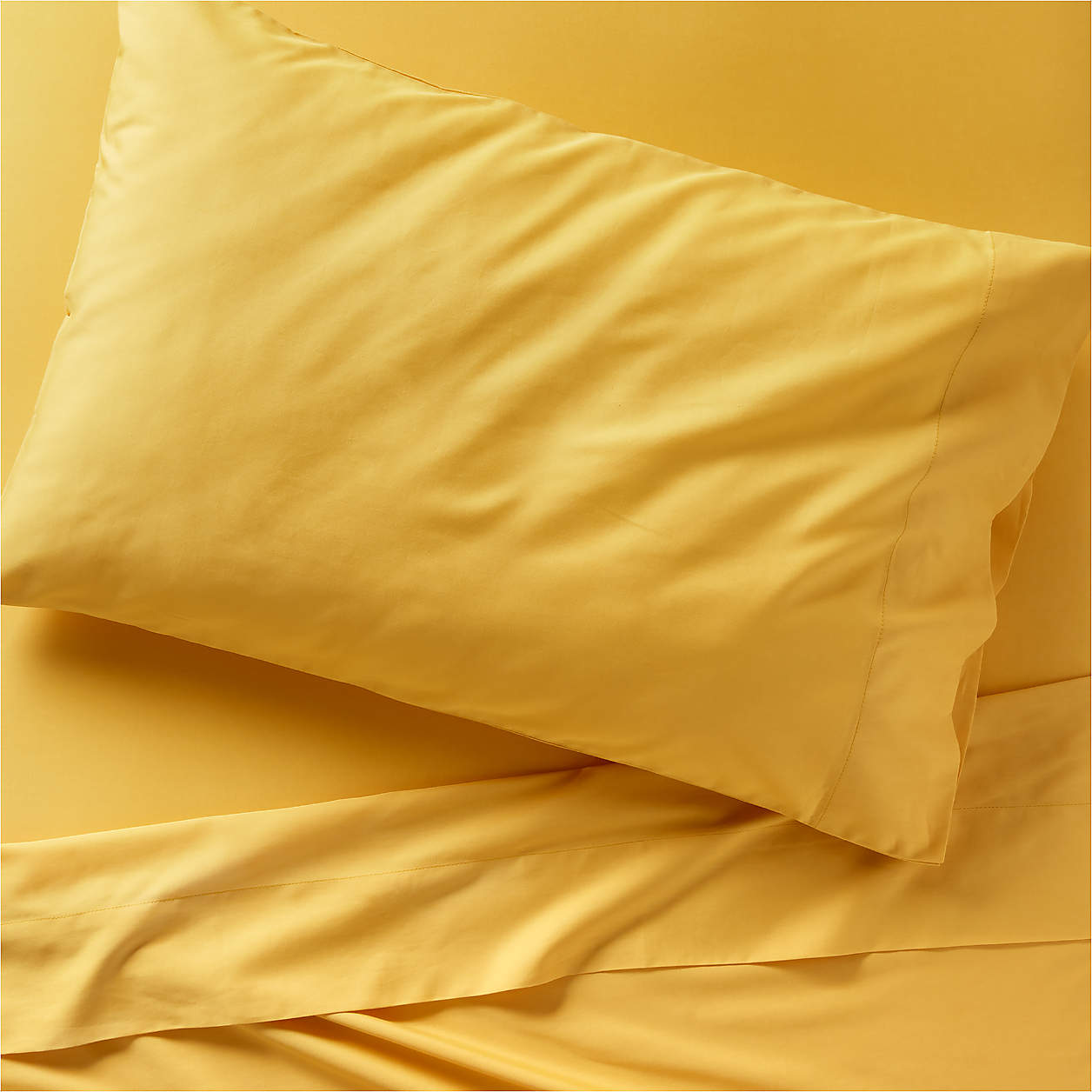 Ari Modern Organic Brushed Cotton Yellow Kids Sheet Set Twin + Reviews