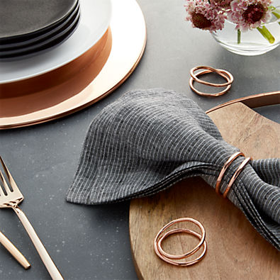View Aria Copper Napkin Ring details