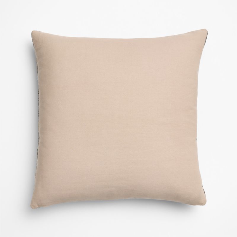 Aria Organic Cotton, Linen and Silk Blend 20"x20" Shadow Sage Green Multi Throw Pillow with Feather Insert - image 2 of 5