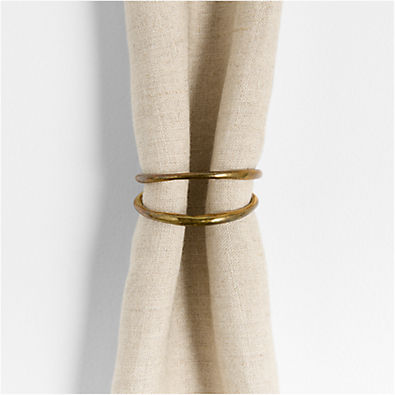 View Aria Gold Napkin Ring details