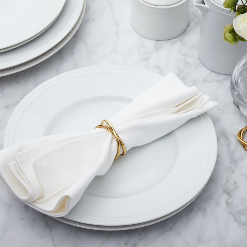 3-Ring Wood Napkin Ring + Reviews | Crate & Barrel