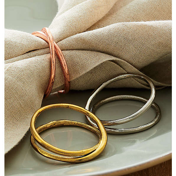 Crate and barrel hot sale christmas napkin rings