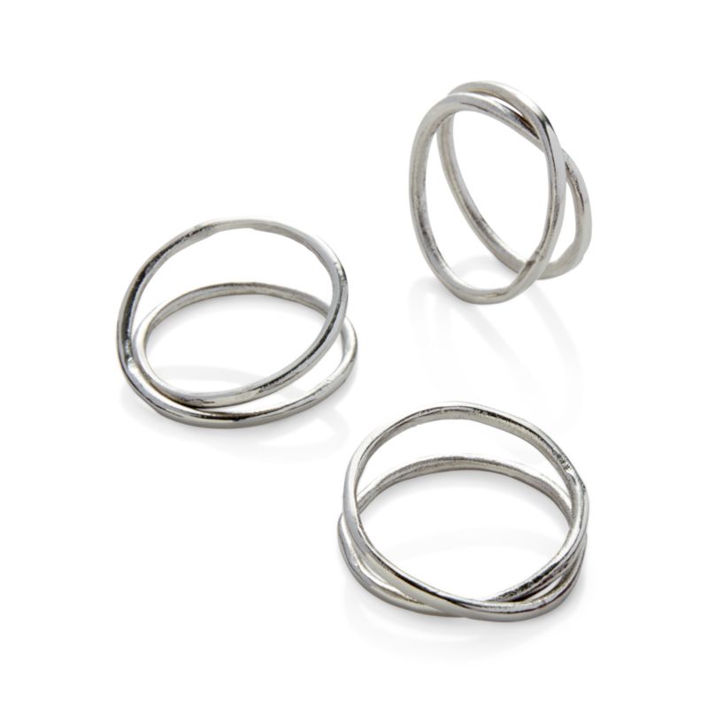 Aria Silver Napkin Ring