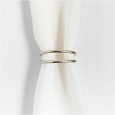 View Aria Silver Napkin Ring details