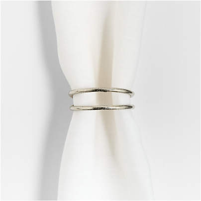 Aria Silver Napkin Ring