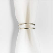 Aria Silver Napkin Ring