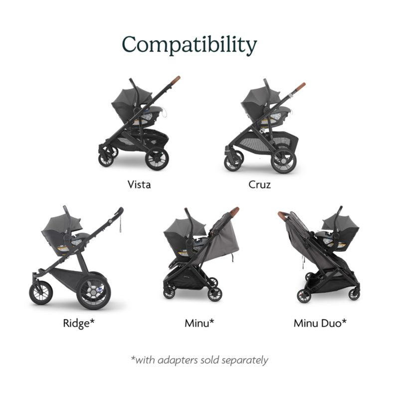 UPPAbaby ® Aria V2 Ada Sandstone Melange Infant Car Seat and Base - image 7 of 8