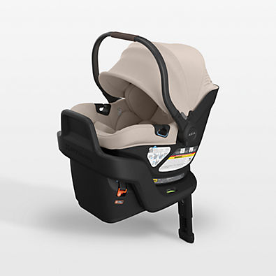 View UPPAbaby ® Aria V2 Ada Sandstone Melange Infant Car Seat and Base details