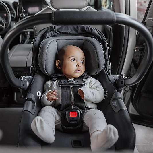 UPPAbaby Aria V2 James Black Infant Car Seat and Base