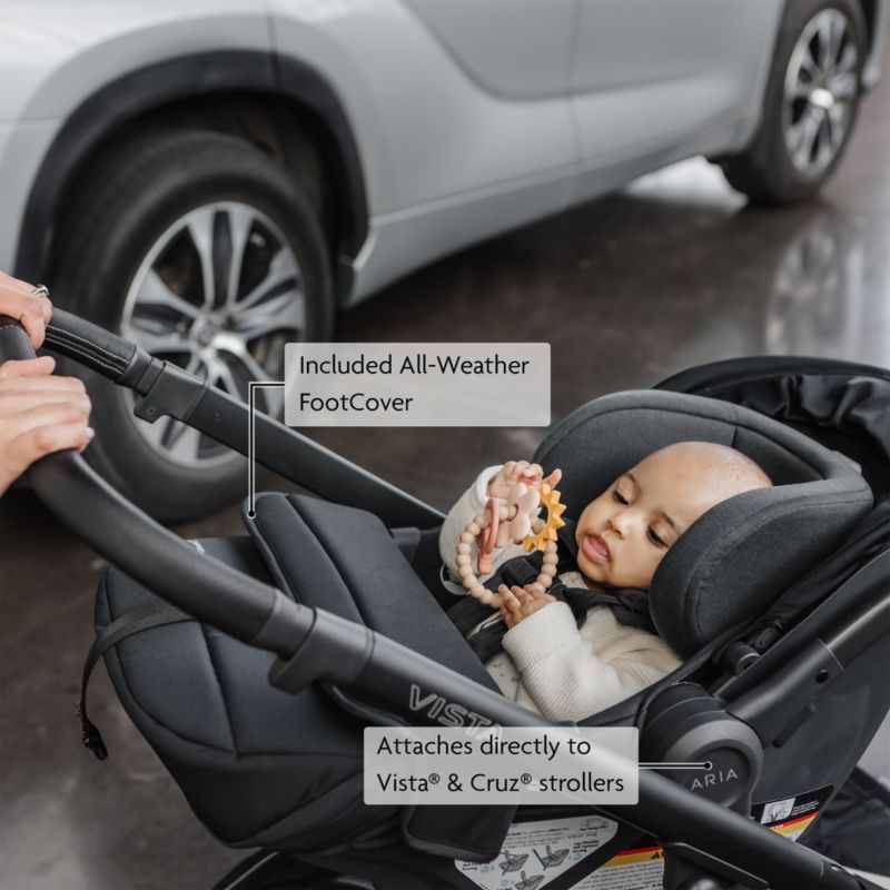 UPPAbaby Aria V2 James Black Infant Car Seat and Base - image 3 of 6