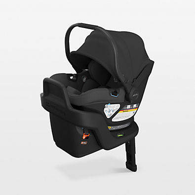 View UPPAbaby Aria V2 Jake Black Charcoal Infant Car Seat and Base details