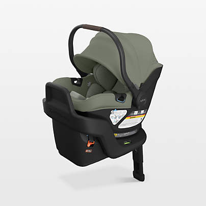 UPPAbaby Aria V2 Evelyn Green Infant Car Seat and Base