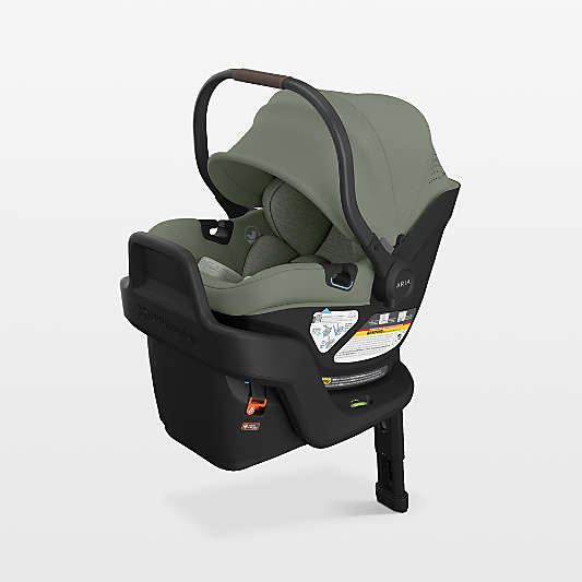 UPPAbaby Aria V2 Evelyn Green Infant Car Seat and Base