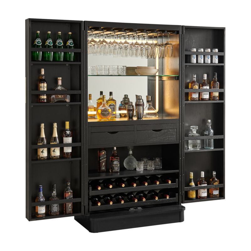 Aria 38" Black Bar Cabinet - image 4 of 8