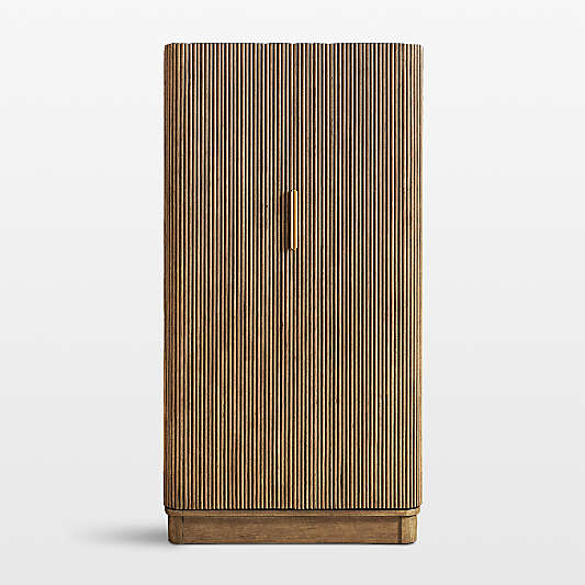 Aria 38" Brown Bar Cabinet