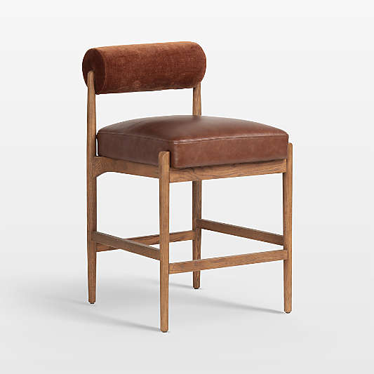 Arielle Sienna Tan Oak Counter Stool