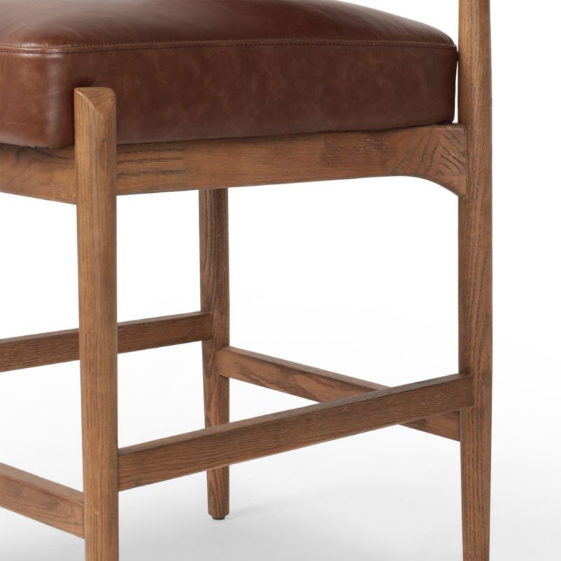 Arielle Sienna Tan Oak Counter Stool - image 7 of 8