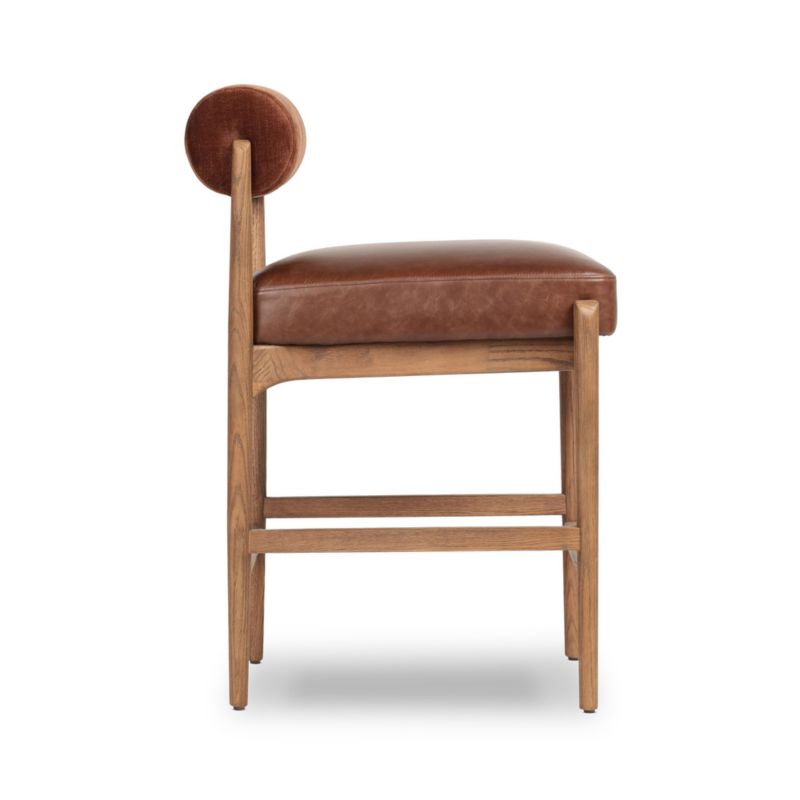 Arielle Sienna Tan Oak Counter Stool - image 4 of 8