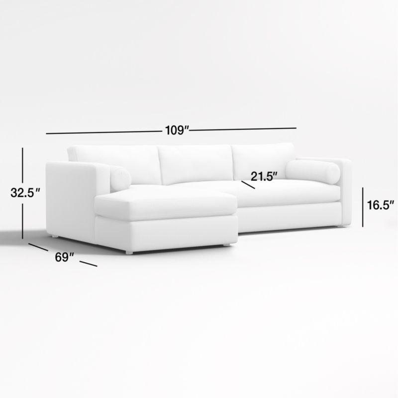 Aris -Piece Left-Arm Chaise Sectional Sofa