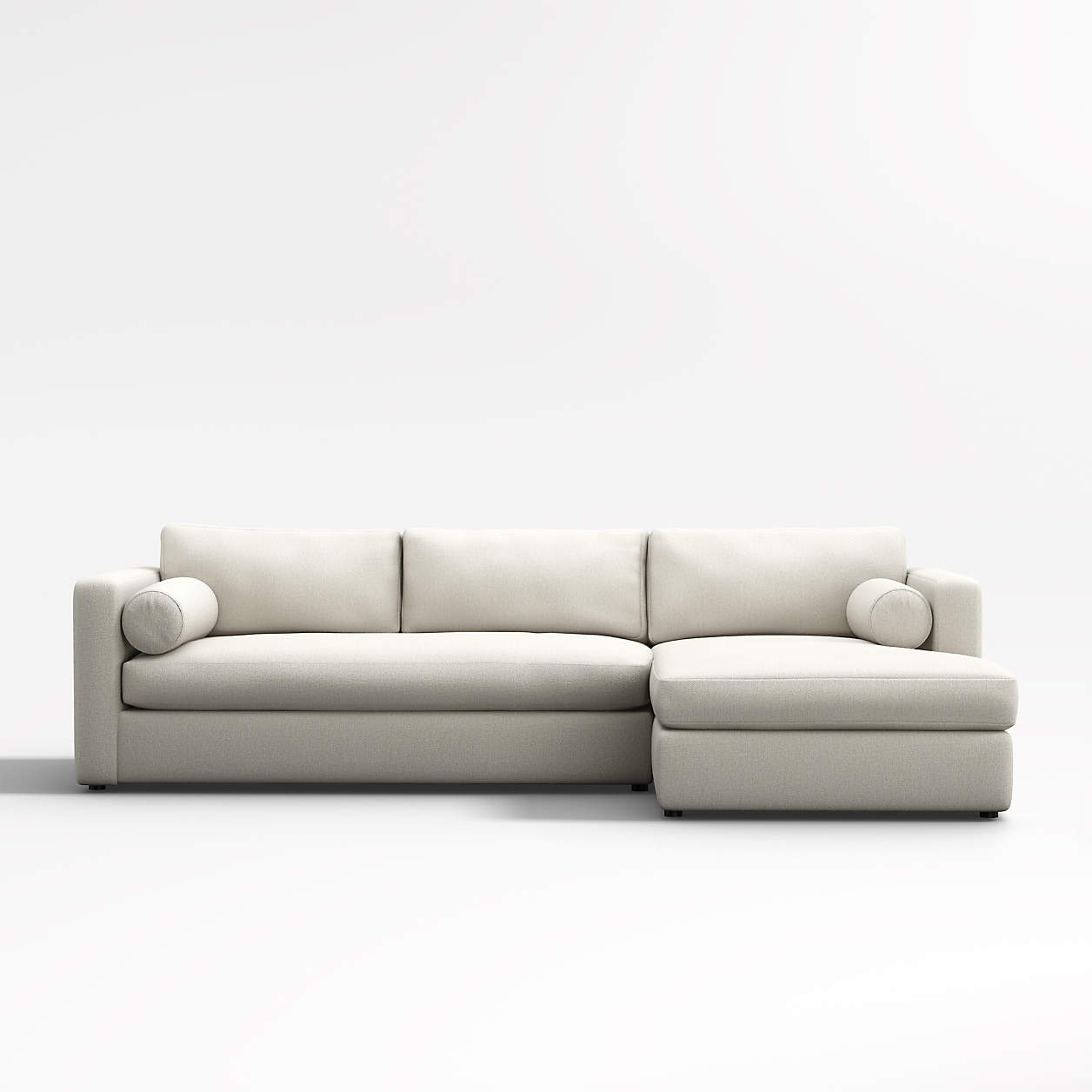 Aris 2Piece RightArm Chaise Sectional Sofa + Reviews Crate & Barrel