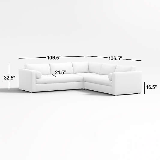 Aris 3-Piece L-Shaped Sectional Sofa