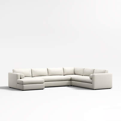 Aris 4-Piece Left-Arm Chaise Sectional Sofa