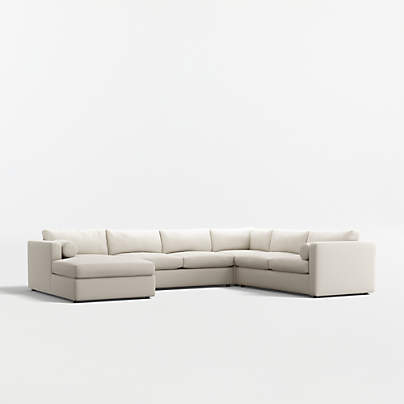 Aris 4-Piece L-Shaped Sectional Sofa with Chaise Lounge