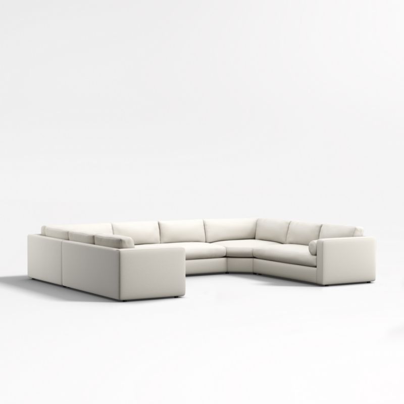 Viewing product image Aris 5-Piece U-Shaped Sectional with Wedges - image 1 of 5