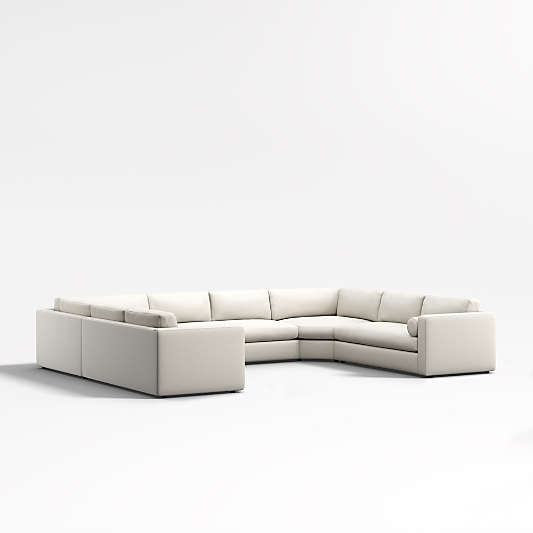 Aris 5-Piece U-Shaped Sectional with Wedges