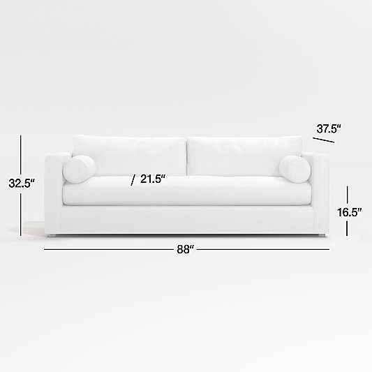 Aris 88" Track-Arm Sofa