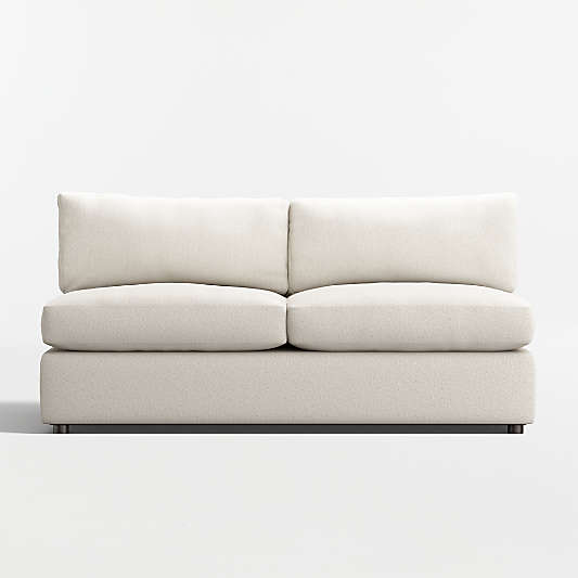 Aris Armless Loveseat Sectional Piece