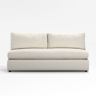 Aris Armless Loveseat Sectional Piece