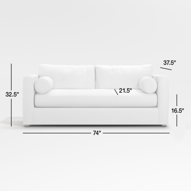 View Aris Apartment Track-Arm Sofa - image 3 of 10