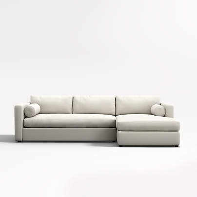 Aris Deep 2-Piece Right-Arm Chaise Sectional Sofa