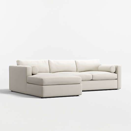Aris Deep 2-Piece Sectional Sofa with Chaise Lounge
