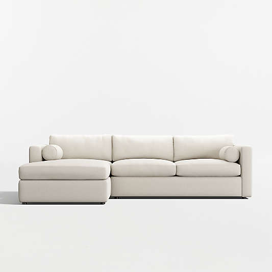 Aris Deep 2-Piece Sectional Sofa with Chaise Lounge