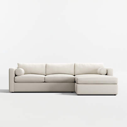 Aris Deep 2-Piece Sectional Sofa with Chaise Lounge