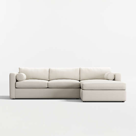 Aris Deep 2-Piece Sectional Sofa with Chaise Lounge
