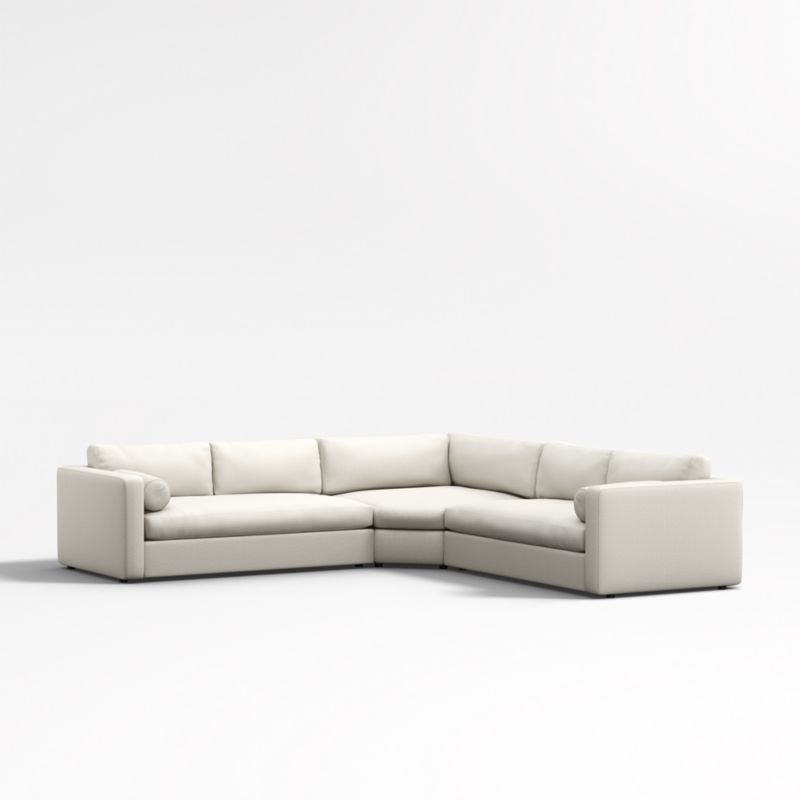 Aris Deep 3-Piece L-Shaped Sectional Sofa - image 0 of 4