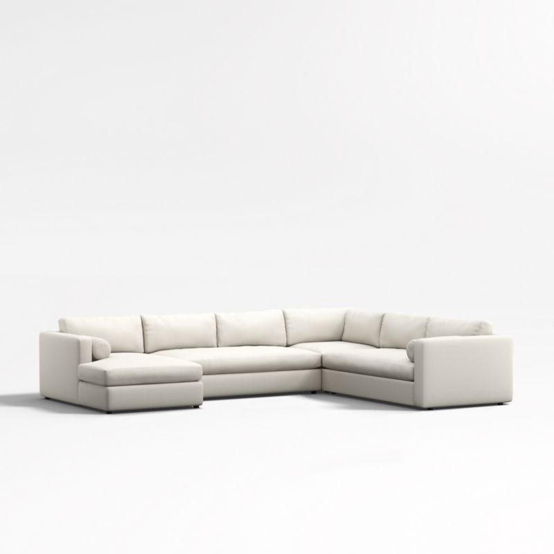 Aris Deep 4-Piece Left-Arm Chaise Sectional Sofa - image 0 of 5