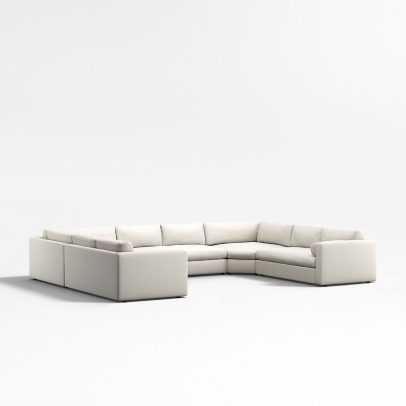 Aris Deep 5-Piece U-Shaped Sectional Sofa with Wedges - image 0 of 4