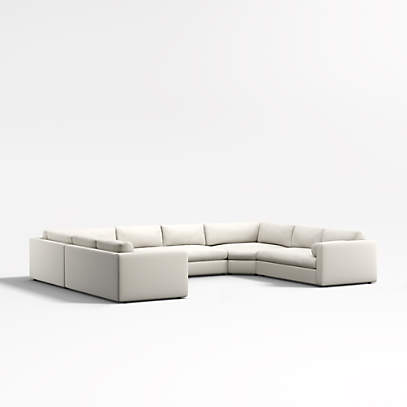 5 piece u store shaped sectional