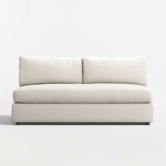 Aris Deep Armless Loveseat Sectional Piece