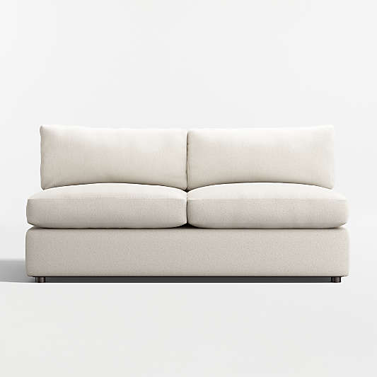 Aris Deep Armless Loveseat Sectional Piece