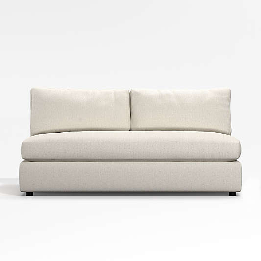 Aris Deep Armless Loveseat